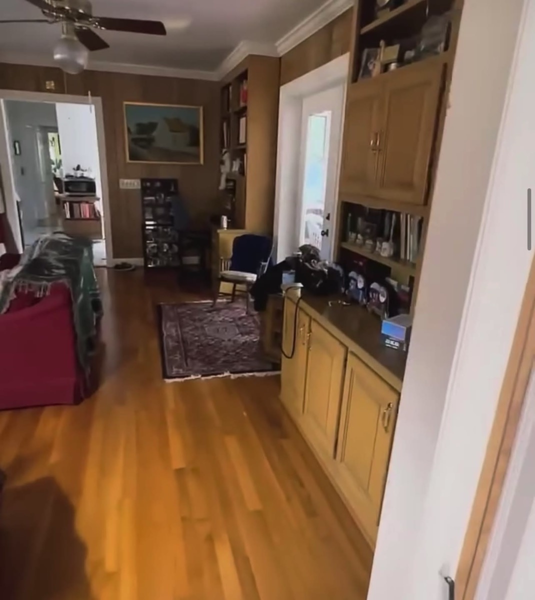 Original dated kitchen, before