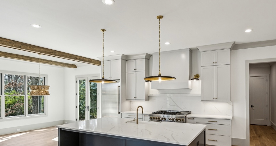 Chef's kitchen with custom millwork